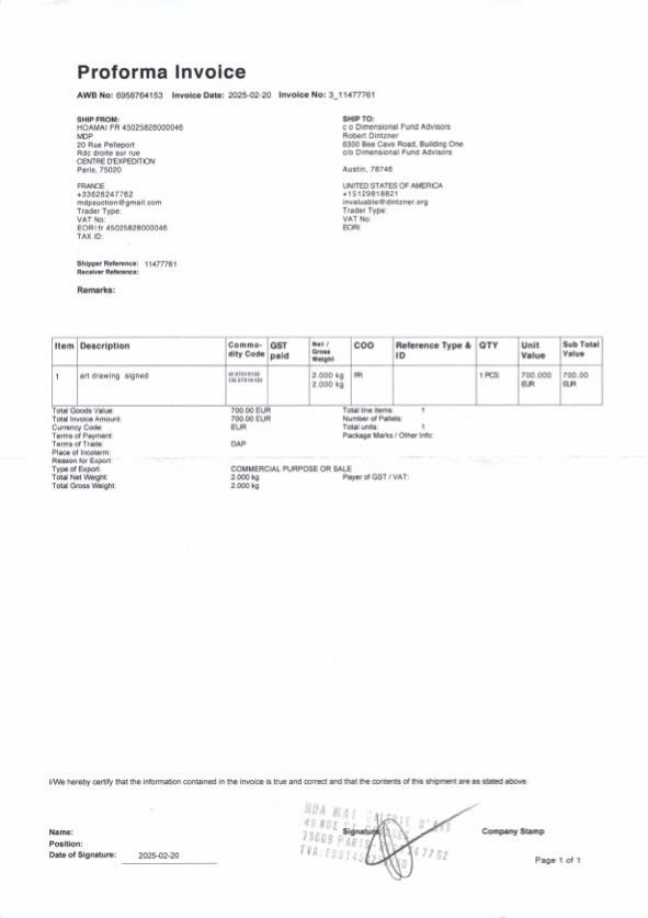Charles Schulz (D’après) - Charles Schulz art collectible - Main Image 2