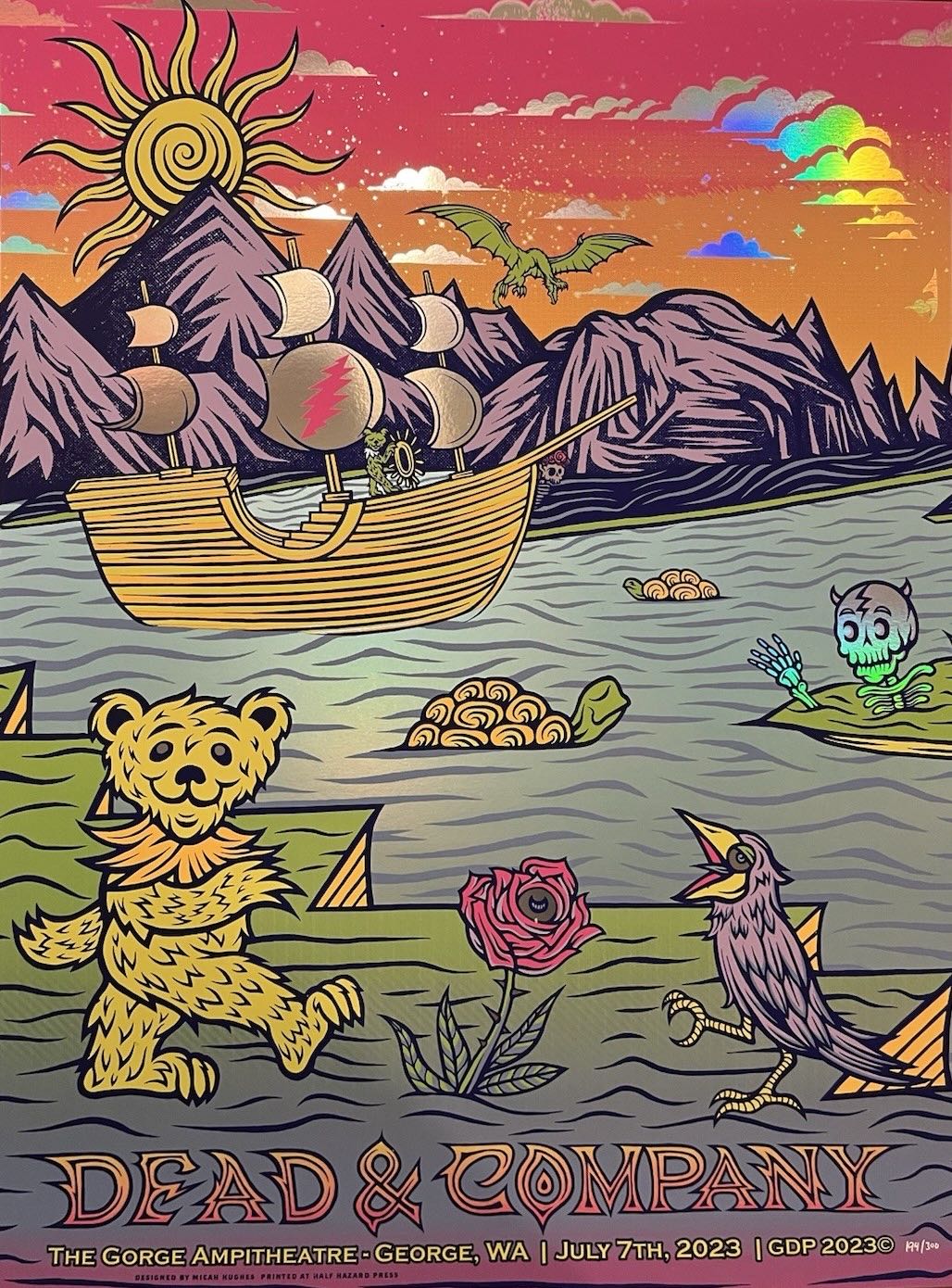 Resin Sky and Flowers