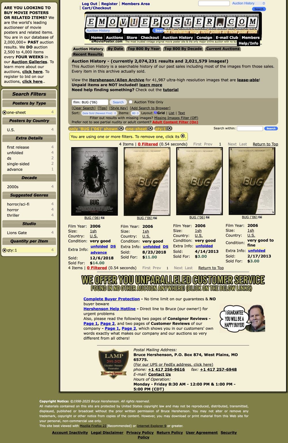 Bug (Advance) - Lions Gate Entertainment Corporation art collectible - Main Image 4