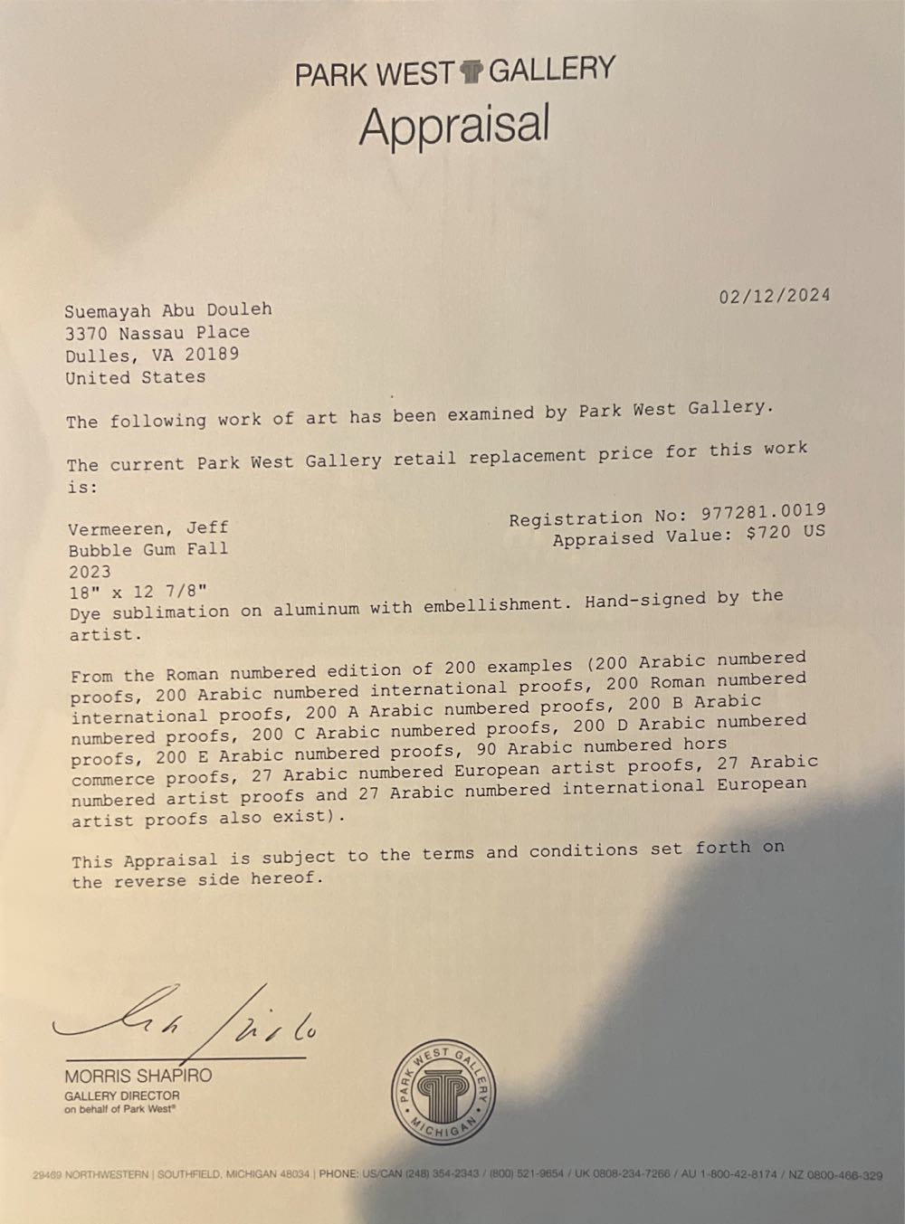 Bubble Gum Fall - Jeff Vermeeren art collectible - Main Image 2