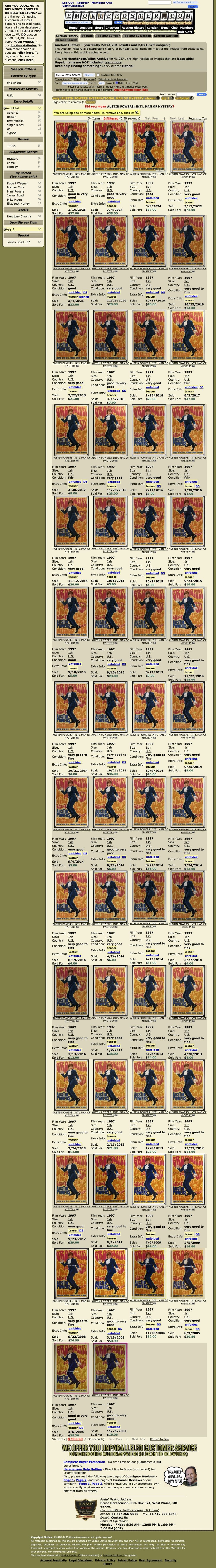 Austin Powers: Int’l Man of Mystery (Teaser) - New Line Cinema art collectible - Main Image 2