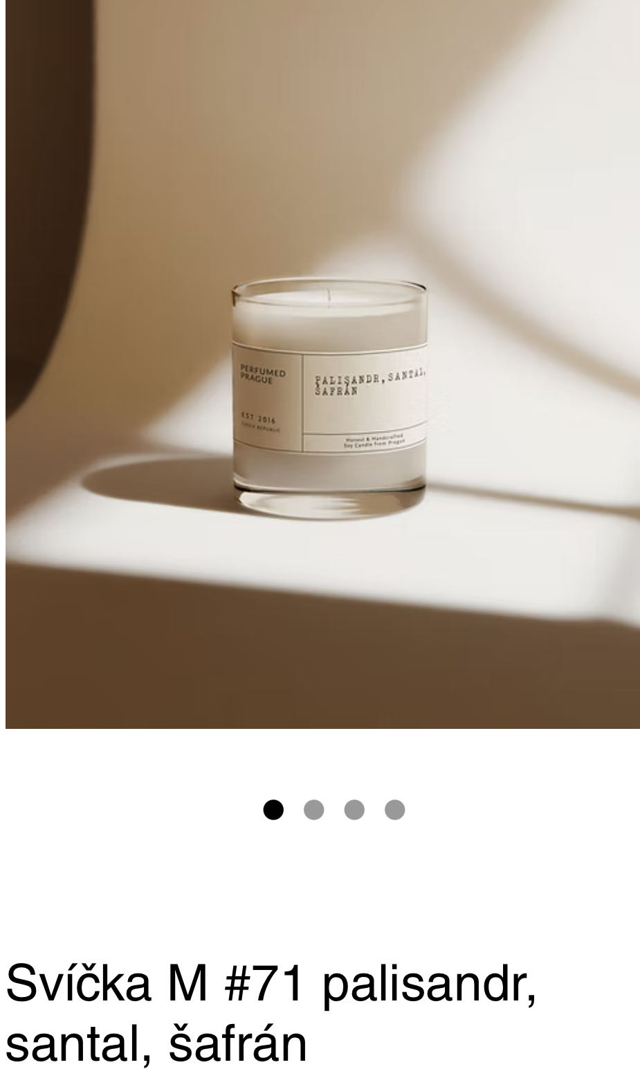 Parfüm / Perfumed Prague / No.71 / Duftkerze - Perfumed Prague art collectible - Main Image 2