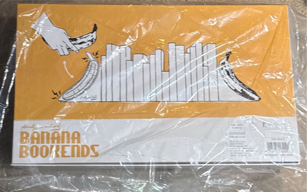 Kidrobot X Andy Warhol Banana Bookends  art collectible [Barcode 883975182090] - Main Image 3