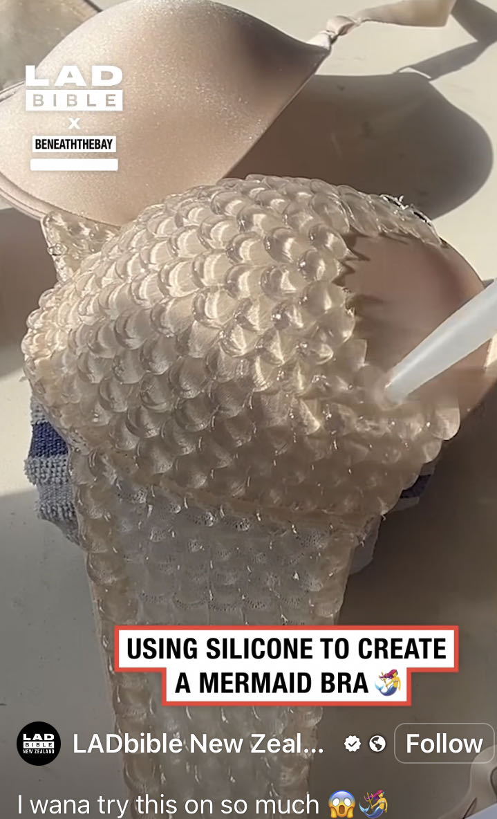 Silicone Mermaid Bra  art collectible - Main Image 2