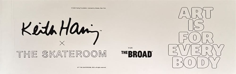 The Skateroom X Keith Haring For The Broad Art Is For Everybody Boxed 4-piece Skateboard Set  art collectible - Main Image 3