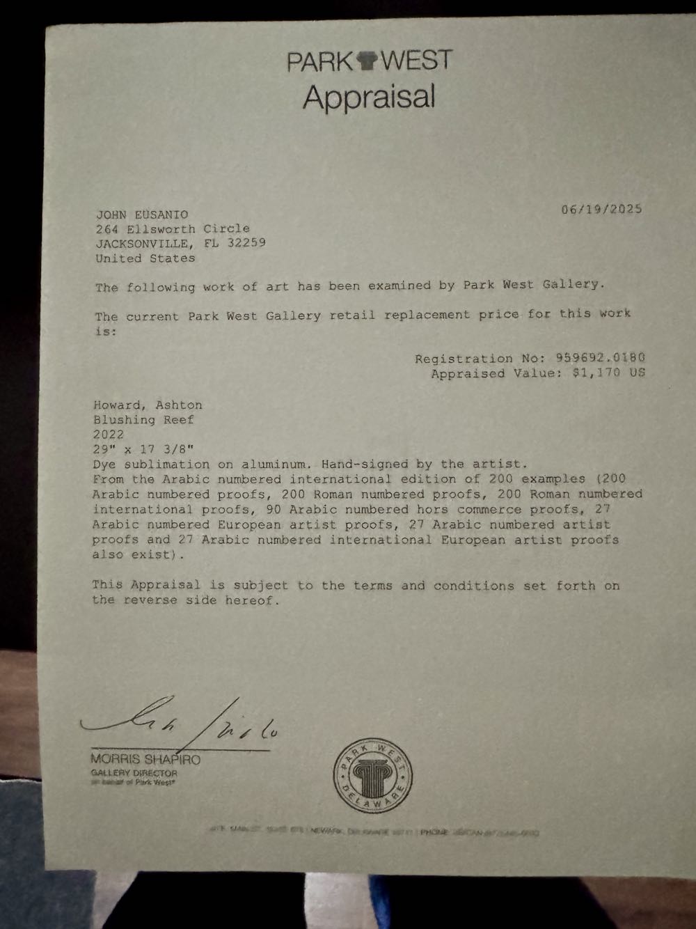 Blushing Reef - Ashton Howard art collectible - Main Image 3