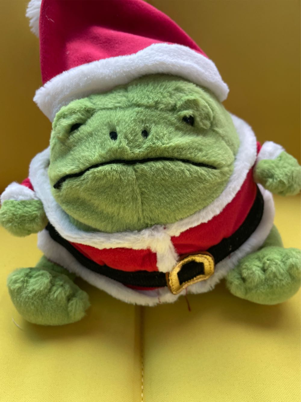 Plüschfigur / Frosch / Weihnachten / Rain Frog / Rare Happy Xmas - Jellycat art collectible [Barcode 670983146448] - Main Image 2