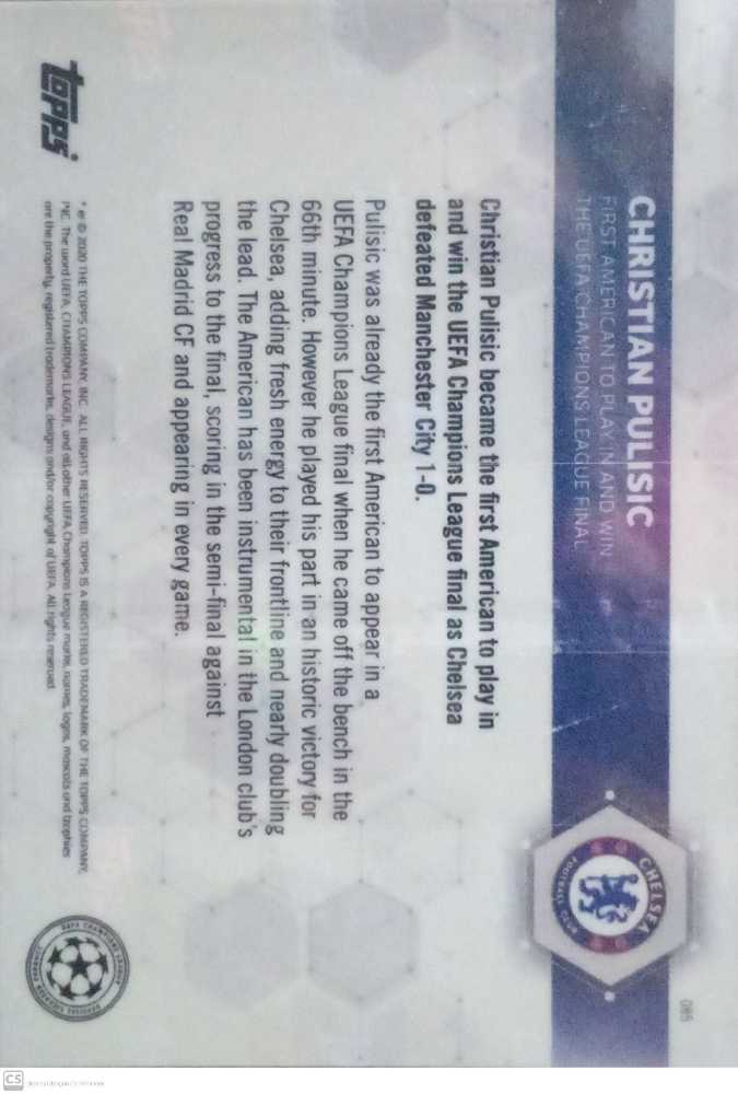 Topps Now - Christian Pulisic art collectible - Main Image 2