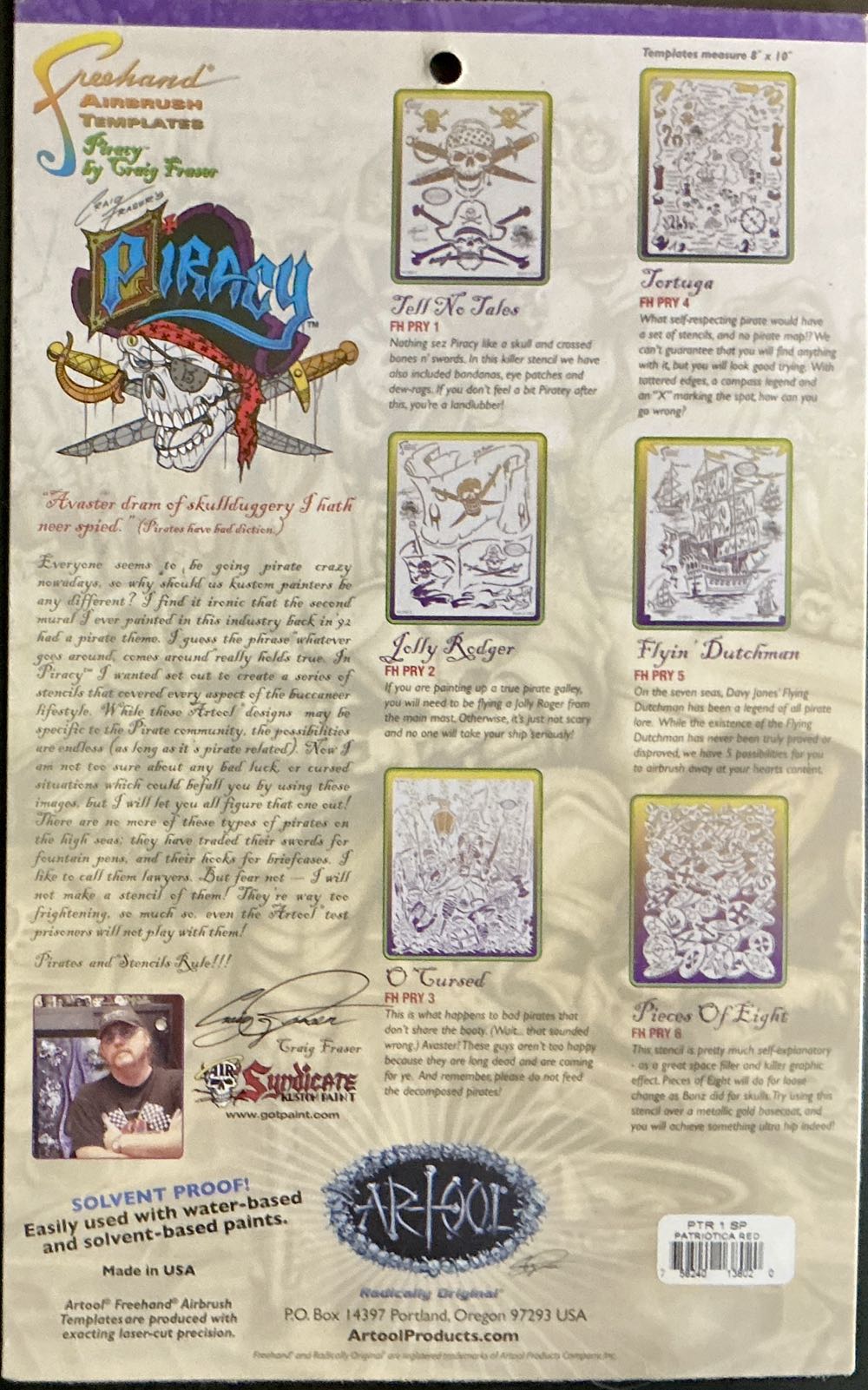 Craig Fraser’s Piracy Tell No Tales  art collectible [Barcode 758240138020] - Main Image 2