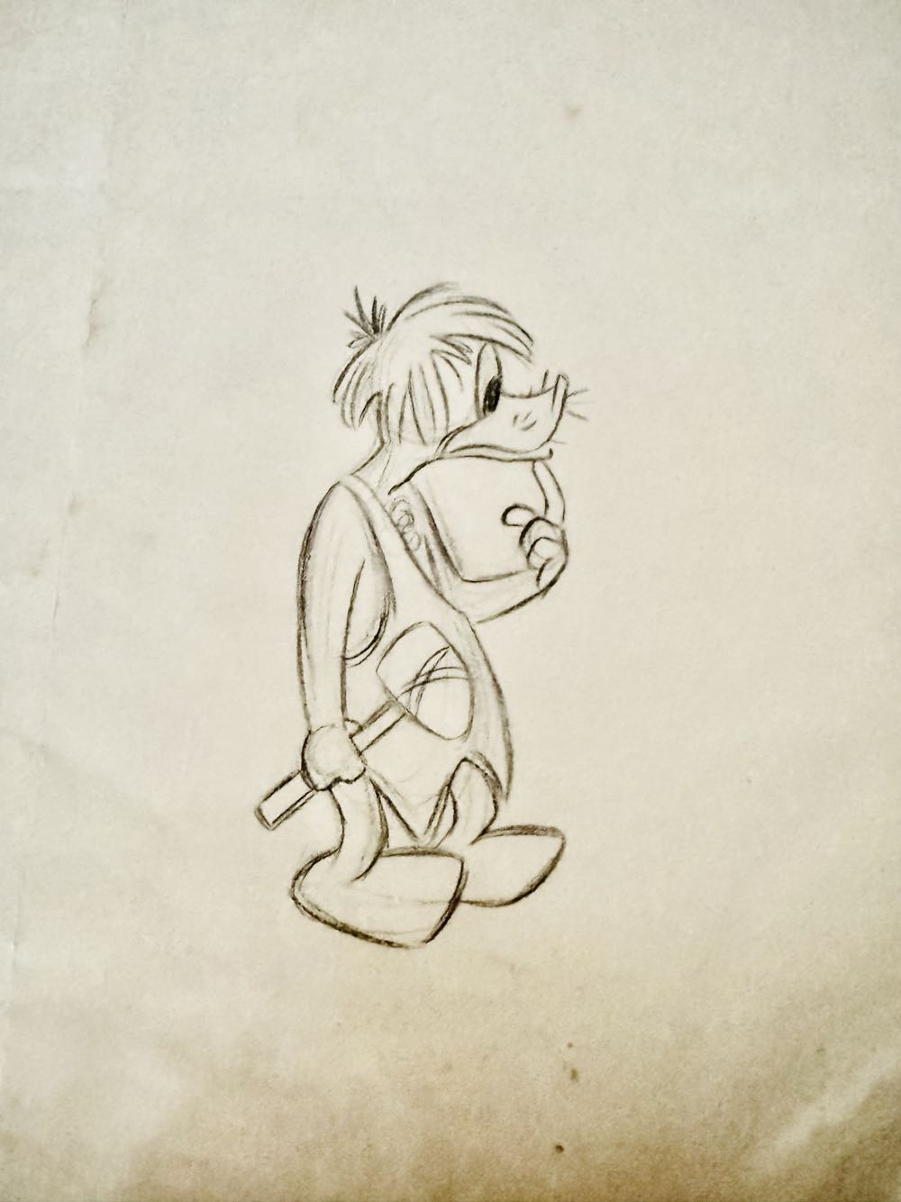 Walt Disney’s Donald Duck Inker Test Cel - Walt Disney art collectible - Main Image 2