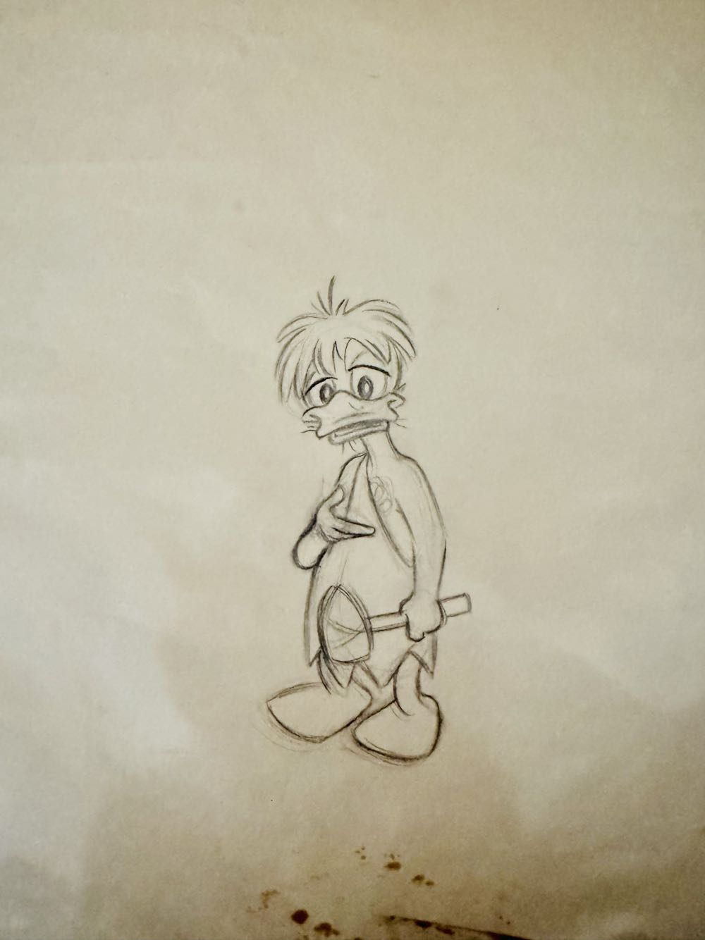Walt Disney’s Donald Duck Inker Test Cel - Walt Disney art collectible - Main Image 3