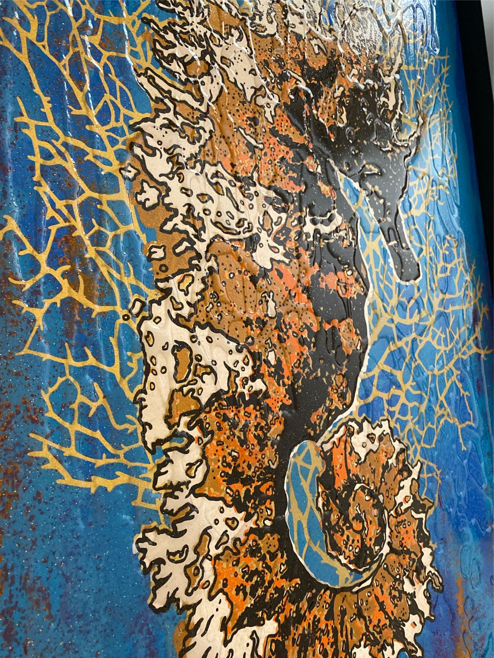 Seahorse Single - Krystiano DaCosta art collectible - Main Image 2