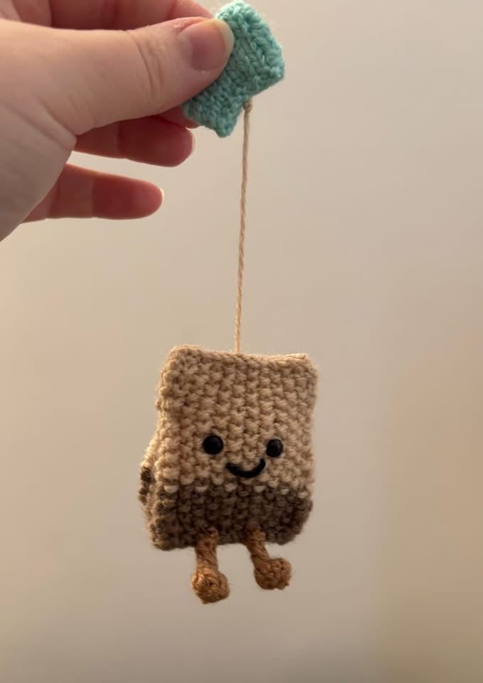 Crochet Tea Bag  art collectible - Main Image 2
