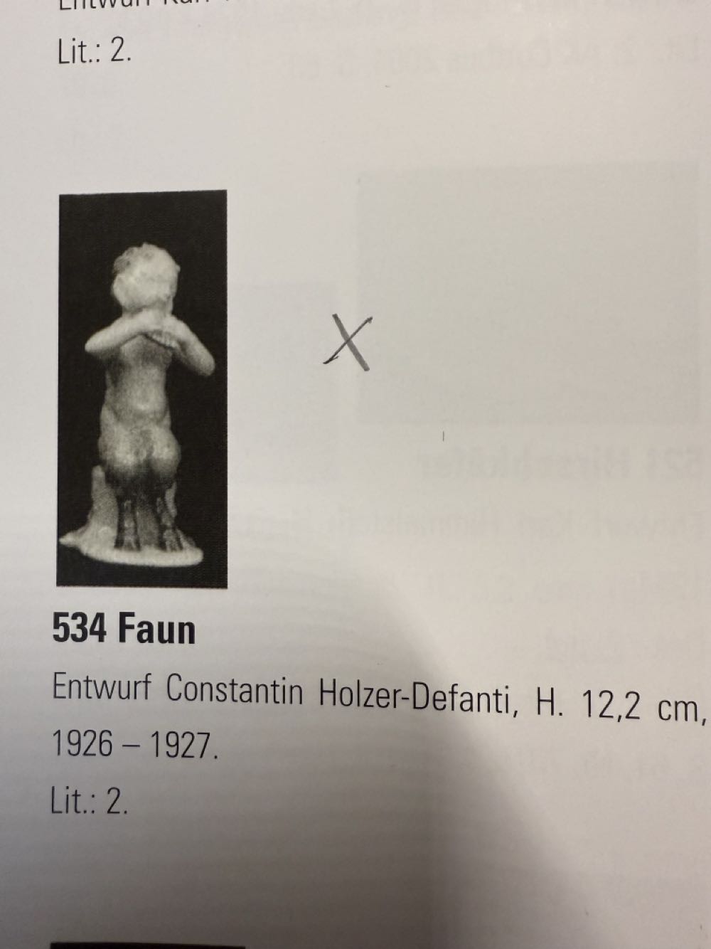 Hutschenreuther, Constantin Holzer-Defanti: Faun - Constantin Holzer-Defanti art collectible - Main Image 3