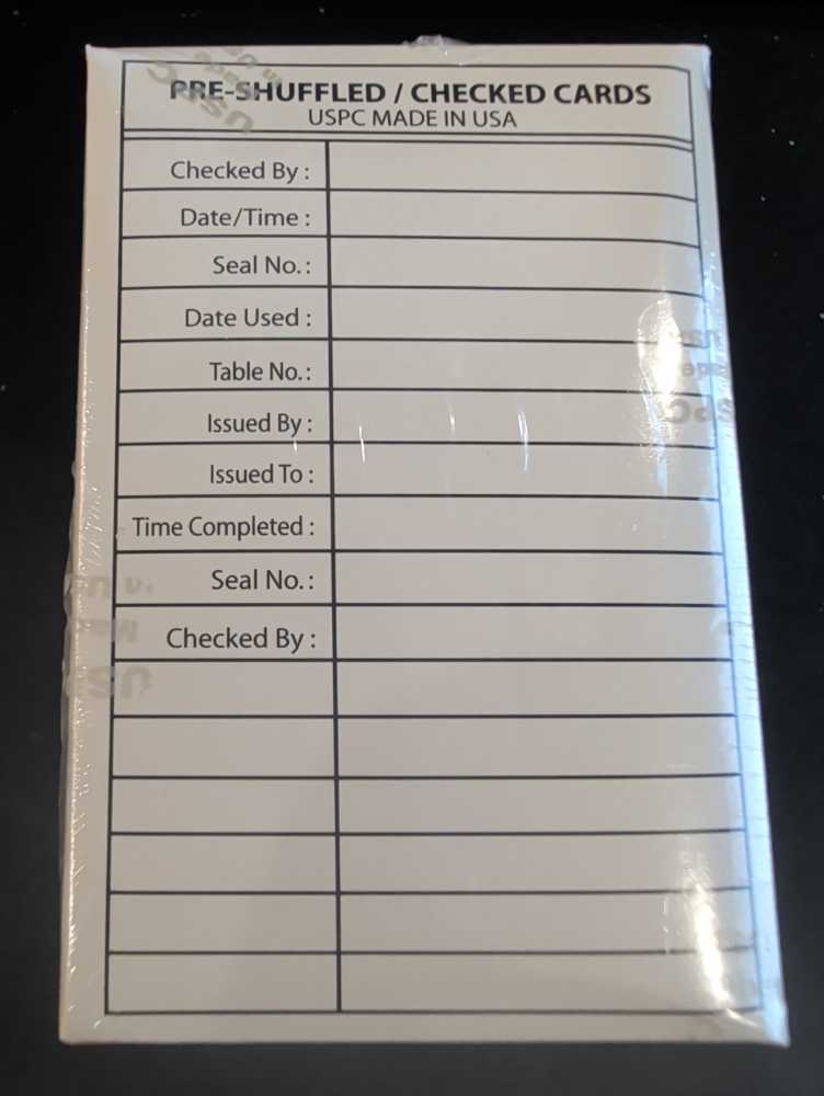 Bumble Bee 6 Deck Preshuffled Pack SHRINK  - USPCC art collectible - Main Image 2