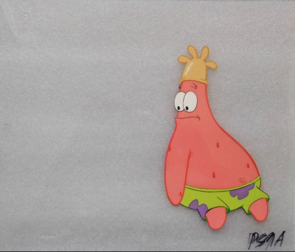 SpongeBob SquarePants (2) ORIGINAL PRODUCTION CELS Season One PATRICK  art collectible - Main Image 2