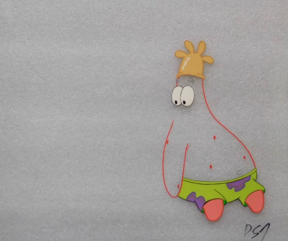 SpongeBob SquarePants (2) ORIGINAL PRODUCTION CELS Season One PATRICK  art collectible - Main Image 3