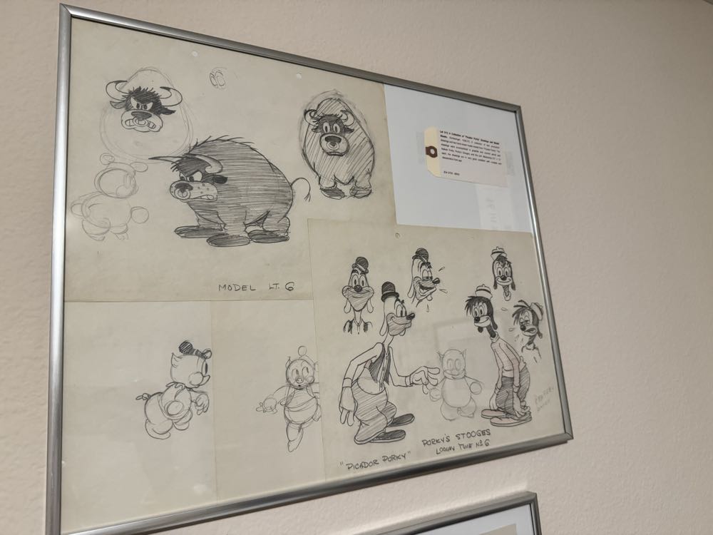 Picador Porky Production Drawing  art collectible - Main Image 2