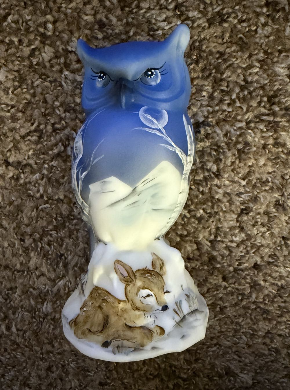 Department 56 Open Wide Red With Multicolors Glass Christmas Elf Retro Tabletop Figurine