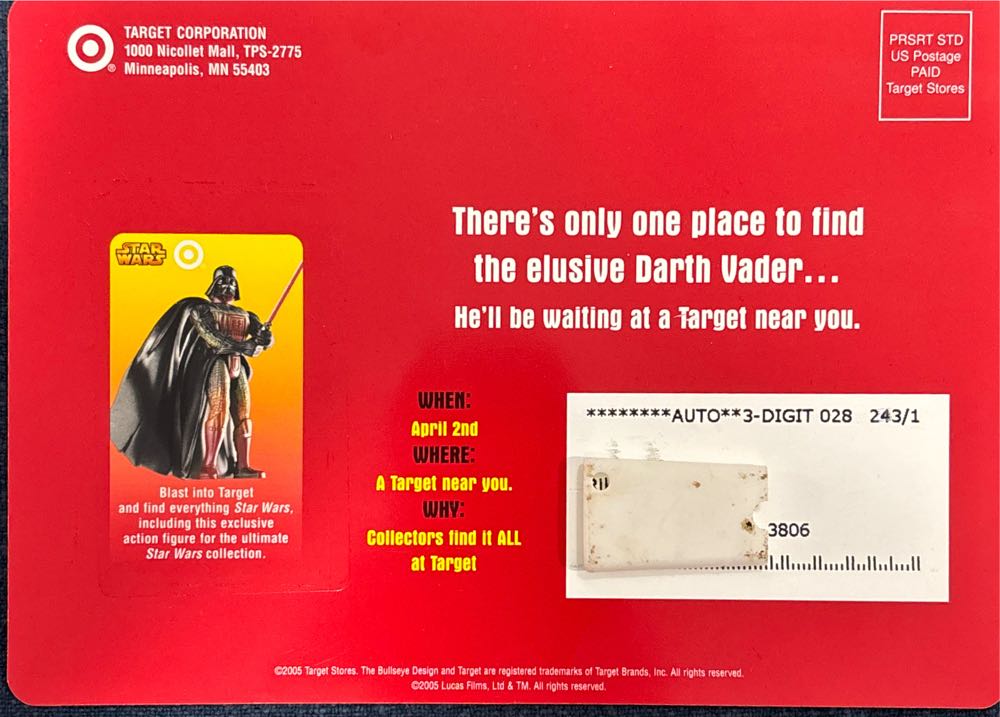 2005 Revenge Of The Sith Target Mailer - Target art collectible - Main Image 2