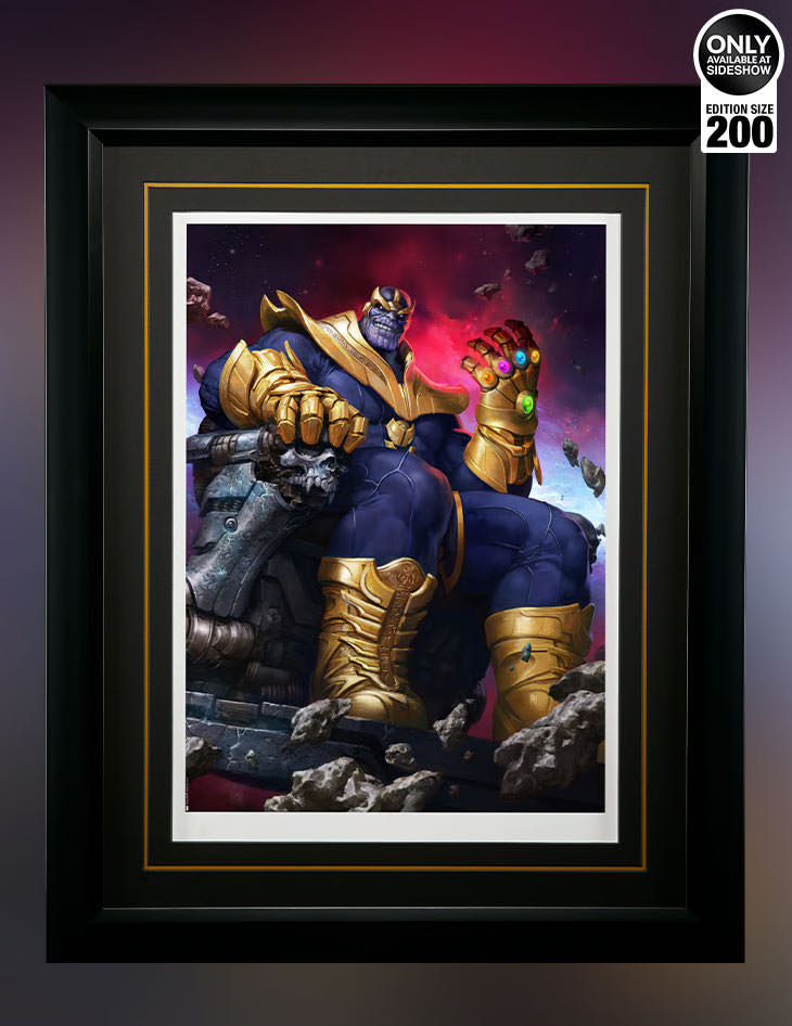 Thanos On Throne - Ian MacDonald art collectible [Barcode 747720237193] - Main Image 2