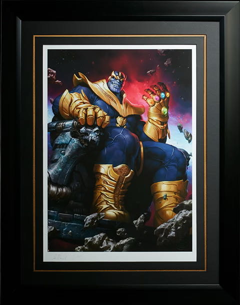 Thanos On Throne - Ian MacDonald art collectible [Barcode 747720237193] - Main Image 3