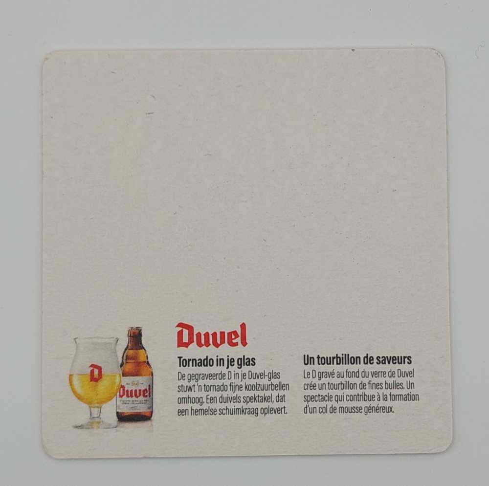 3a Duvel Tornado In Je Glas (Vierkant)  art collectible - Main Image 2