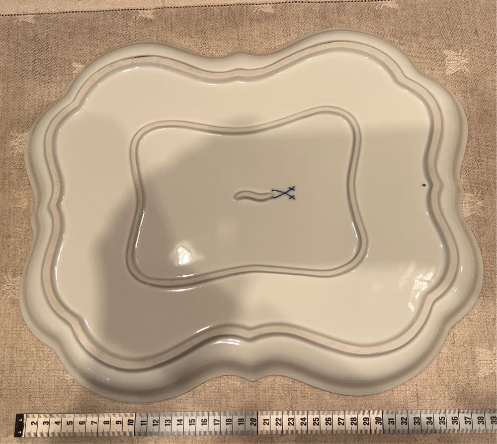 Meissen Blue Onion Large Serving Platter  art collectible - Main Image 2