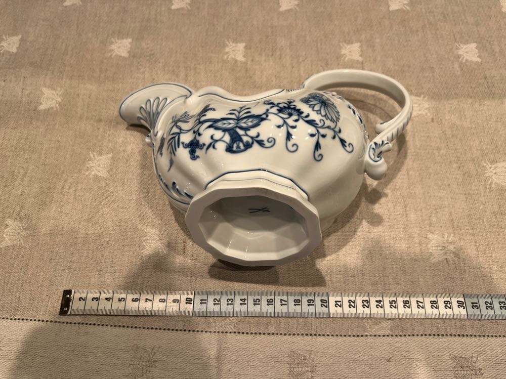 Meissen Blue Onion Medium Pitcher  art collectible - Main Image 2