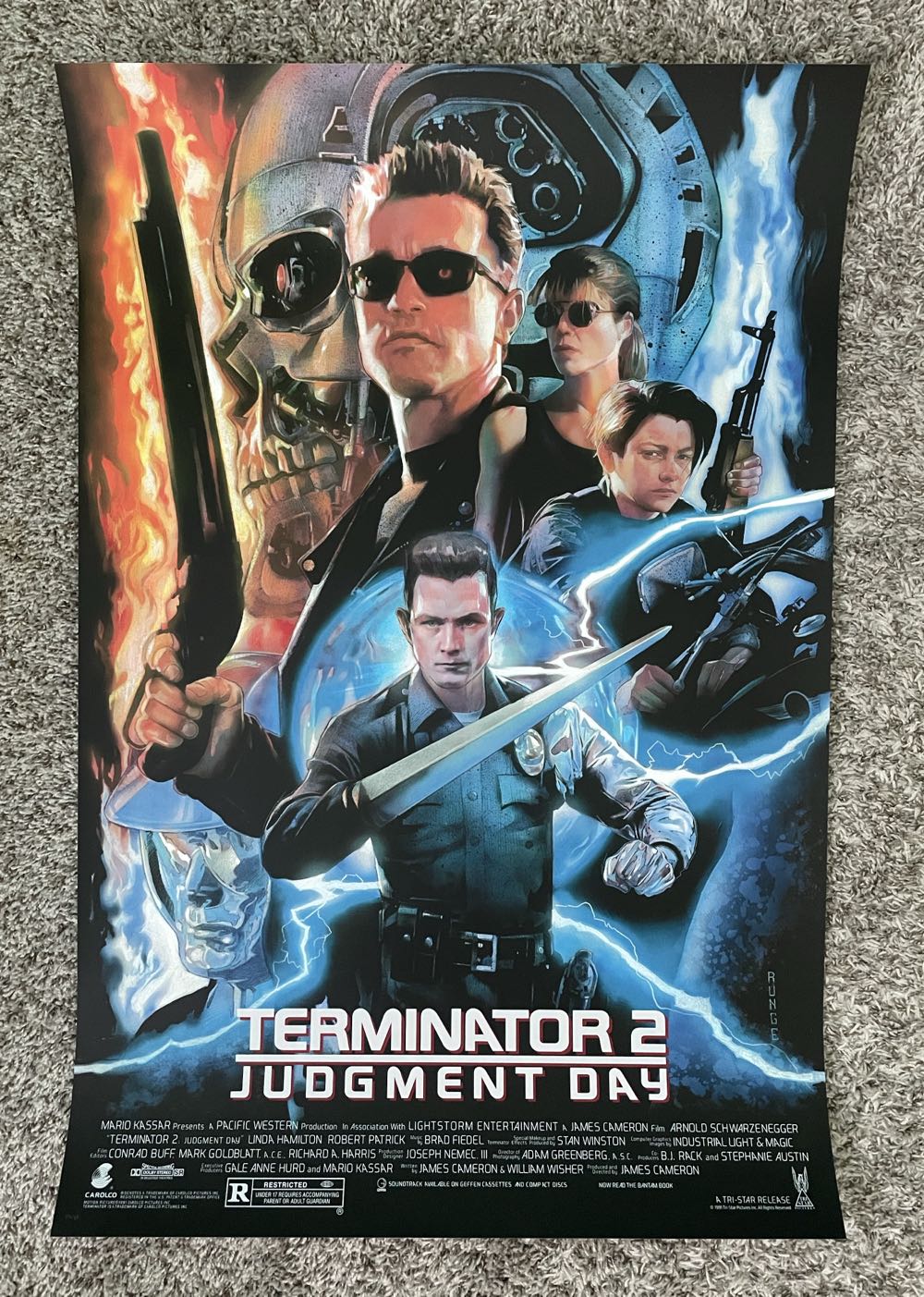 Veteran of the Psychic Wars comic-style poster