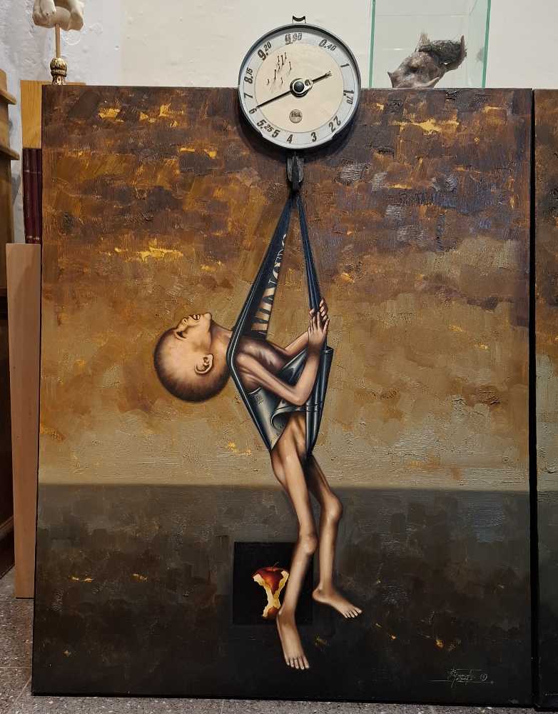 Lemax Waiting For Santa 22581a In Package Christmas Village Dad Dog