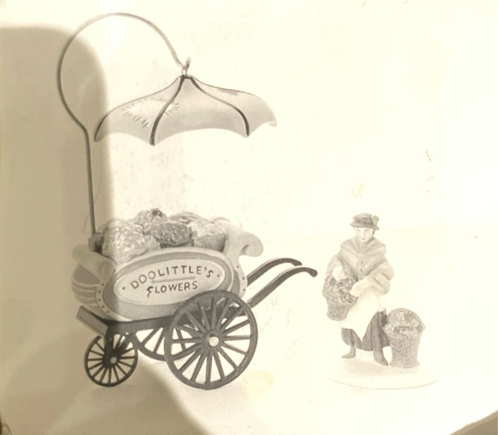 Chelsea Market Flower Monger&cart  art collectible - Main Image 3