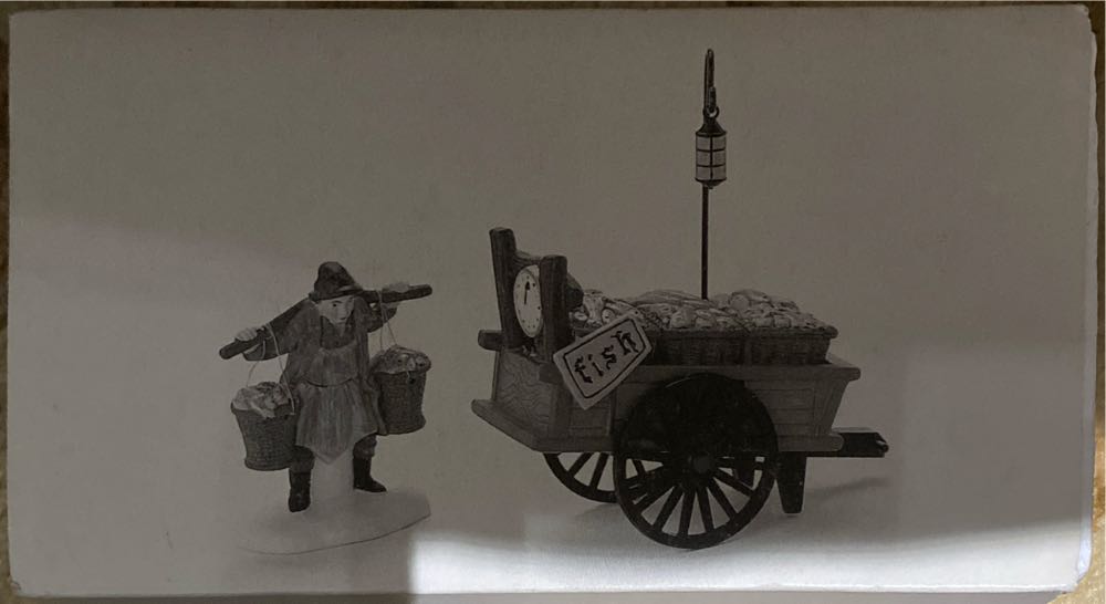 Chelsea Market Fish Monger&cart  art collectible - Main Image 3