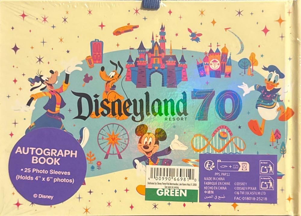 Sketchbook - Disneyland Resort 70 Celebrate Happy Autograph/Photo Book - Corin Watson art collectible [Barcode 400990669810] - Main Image 4