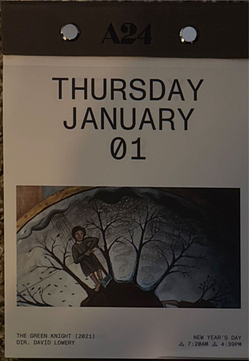 A24 Daily Calendar  art collectible - Main Image 2