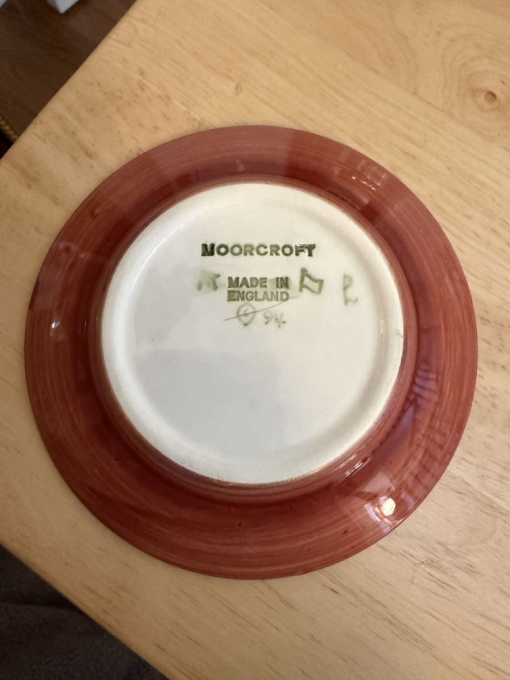 Plate - William Moorcroft art collectible - Main Image 2