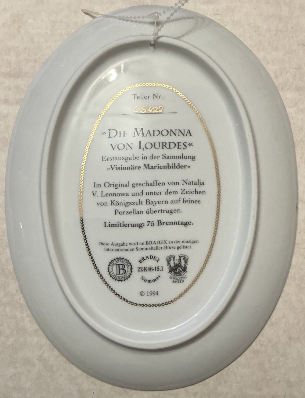 Die Madonna von Lourdes - Natalja V. Leonova art collectible - Main Image 2