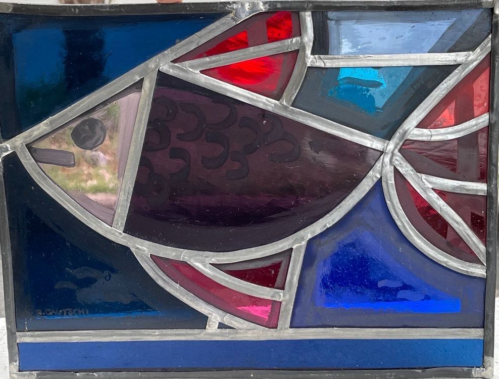 Ohne Titel (Fisch) - Rolf , Basel 1932 - Olten 2016 Gautschi art collectible - Main Image 2