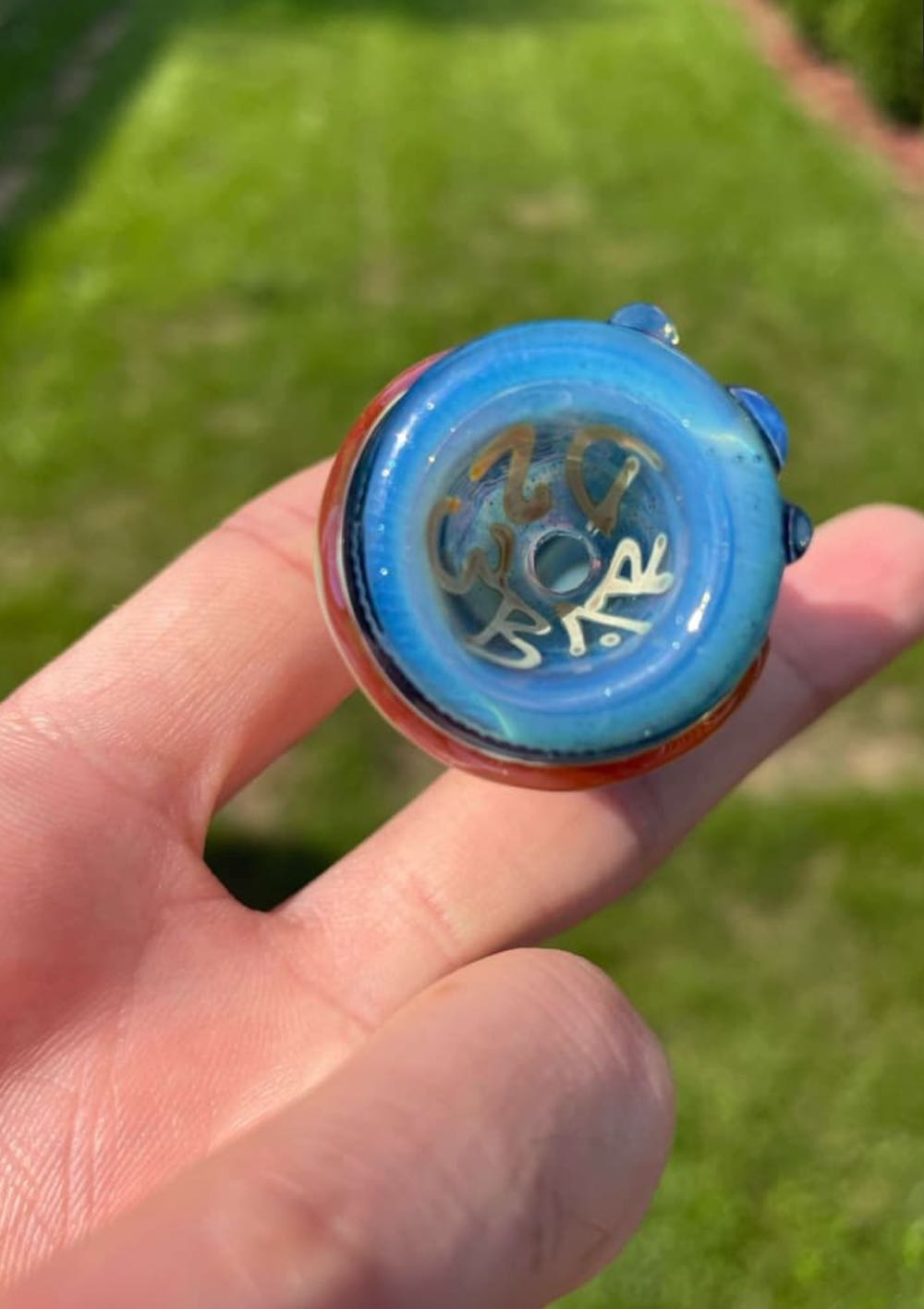 BardGlass Ghost Chillum - @Bardglass art collectible - Main Image 3