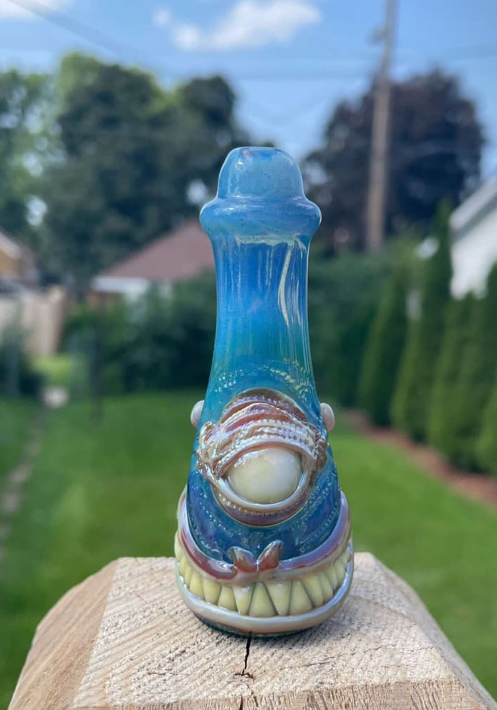 BardGlass Ghost Chillum - @Bardglass art collectible - Main Image 4
