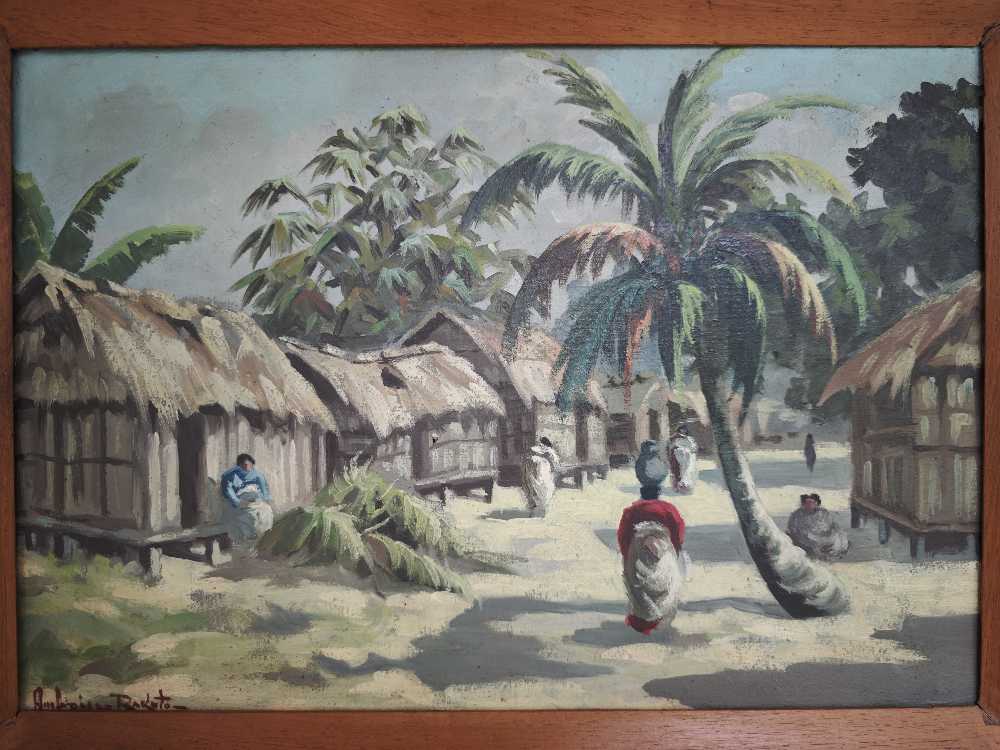 Village Malgache  - Rakoto Ambroise art collectible - Main Image 2