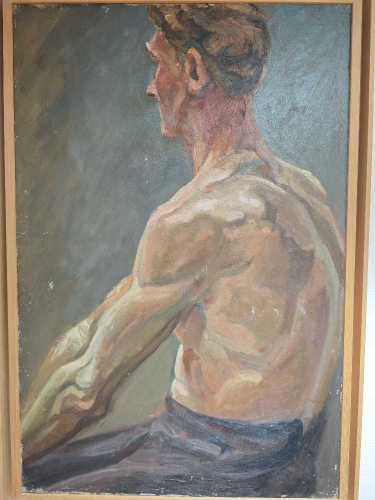 Portrait en buste d’homme  art collectible - Main Image 2