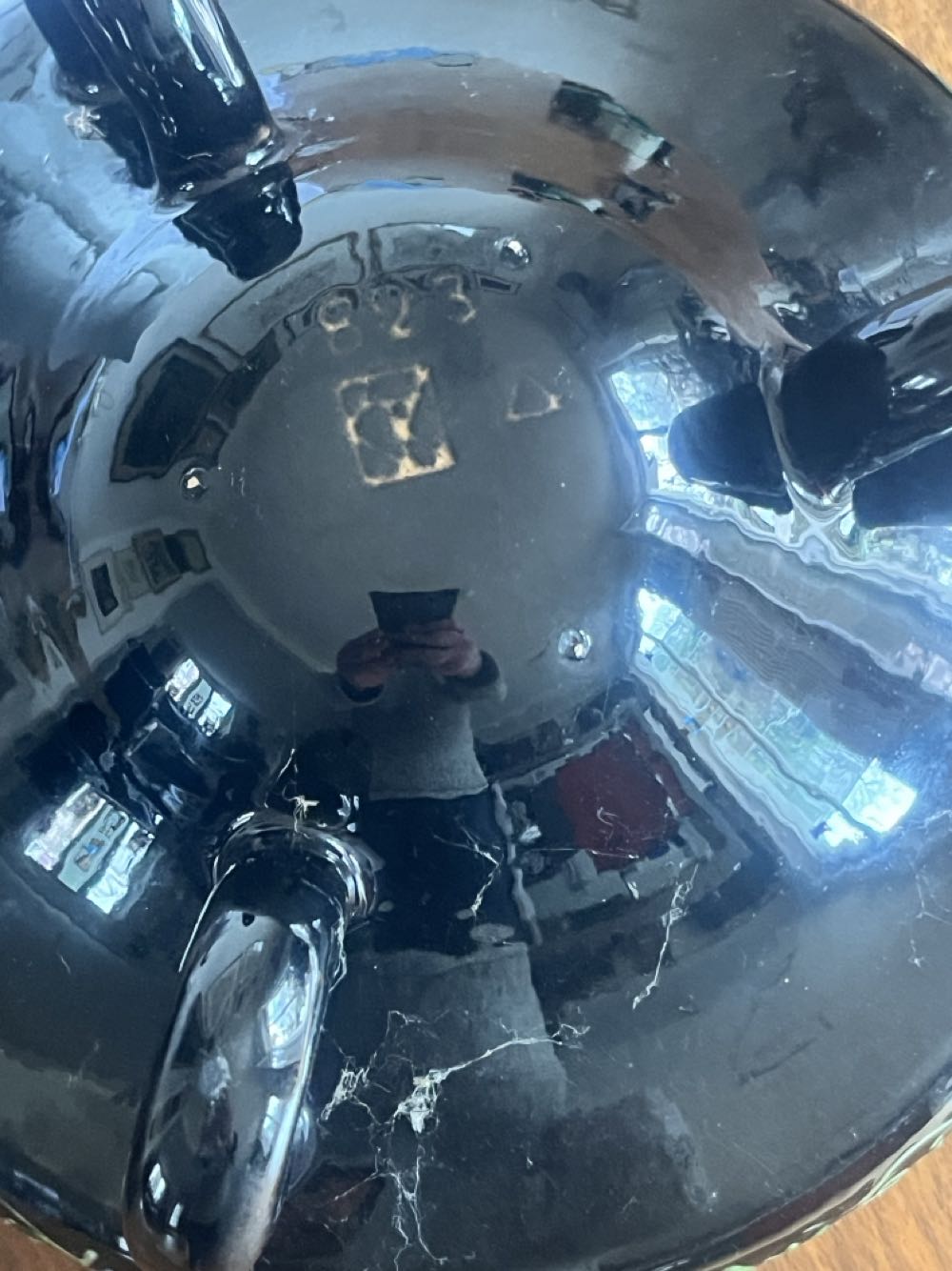 Stillleben mit Keramikschale und Aepfeln - Rudolf Basel 18xx - Basel 19xx Steiger-Emch art collectible - Main Image 5