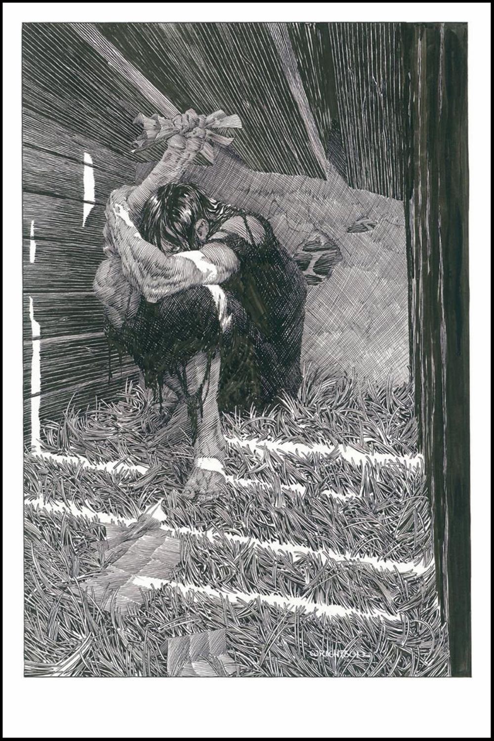 Dept 56 Milking The Cow Figurine New England Christmas Village Mint In Box