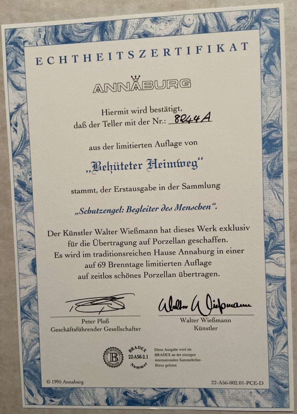 Behüteter Heimweg - Walter Wießmann art collectible - Main Image 3