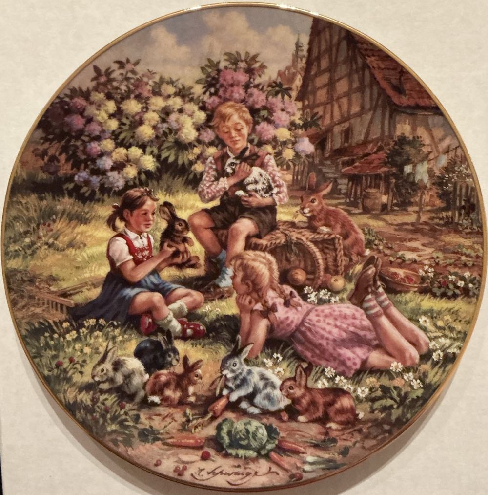 Department 56 ”cobbler & Clock Peddler” Set Of 2 Handpainted Porcelain Heritage