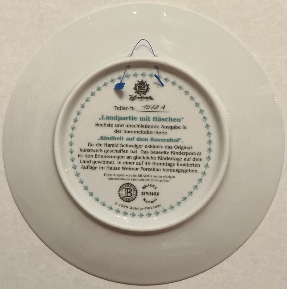 Landpartie mit Häschen - Harald Schwaiger art collectible - Main Image 2