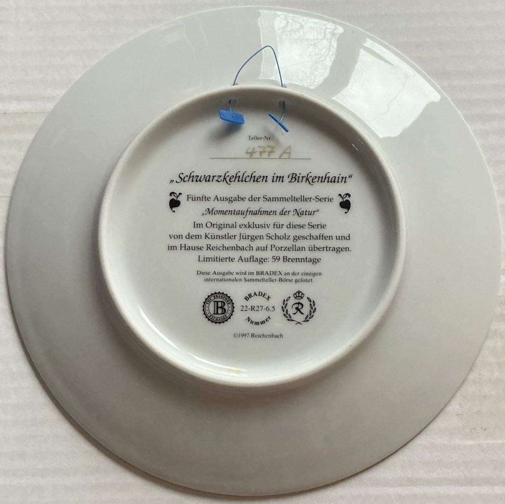 Schwarzkehlchen im Birkenhain - Jürgen Scholz art collectible - Main Image 2