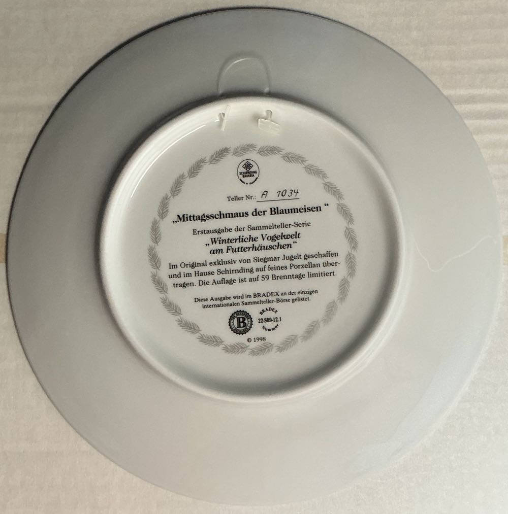Mittagsschmaus der Blaumeisen - Siegmar Jugelt art collectible - Main Image 2
