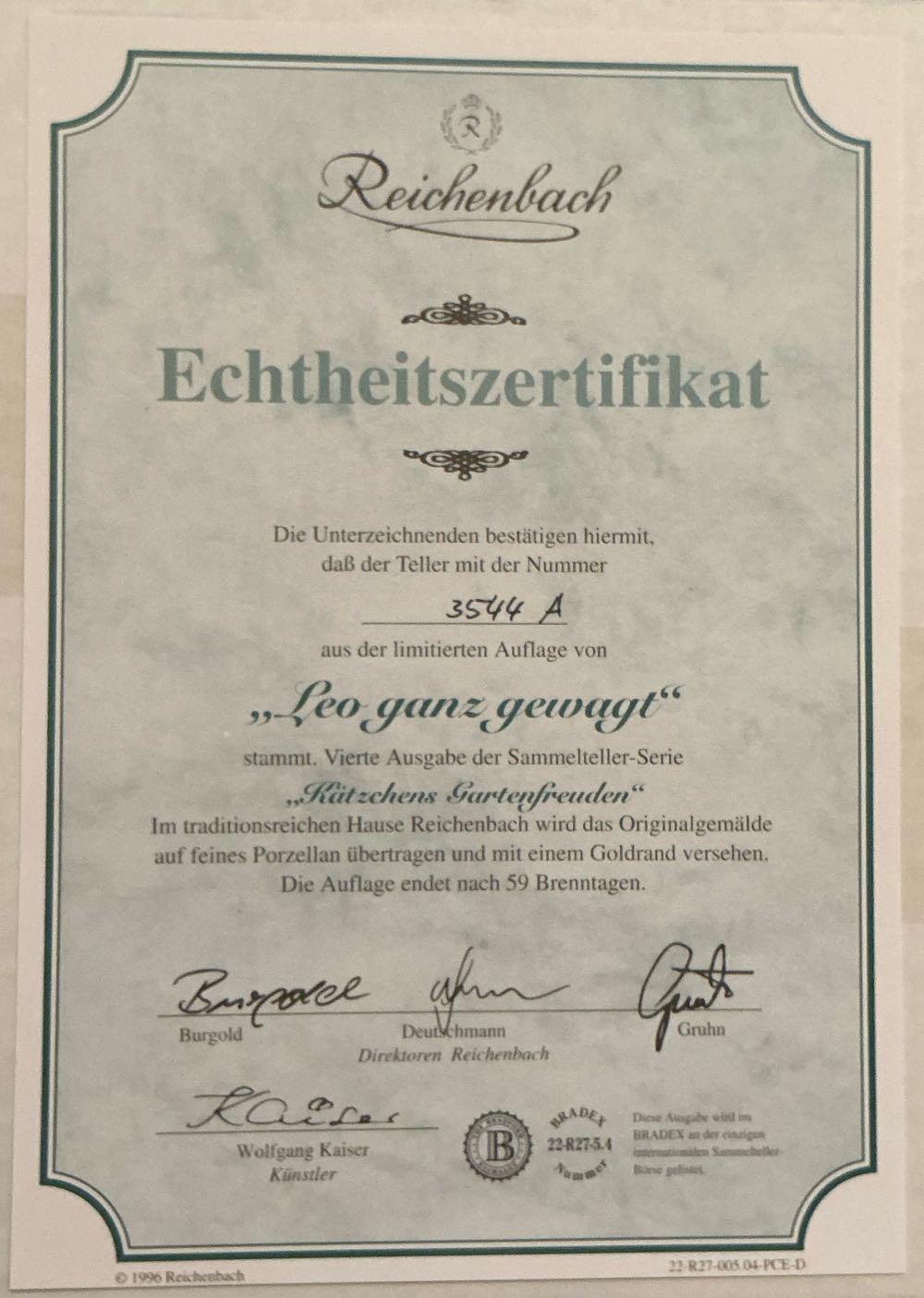 Leo ganz gewagt - Wolfgang Kaiser art collectible - Main Image 3